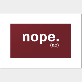 Nope Posters and Art